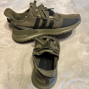 adidas Olive Green and Black Men's Sneakers